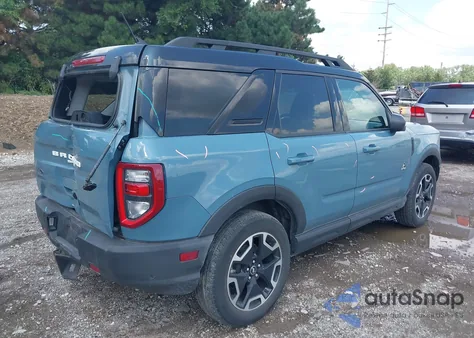 2023 Ford Bronco Sport Outer Banks z USA, uszkodzony, nr VIN 3FMCR9C6XPRD14669